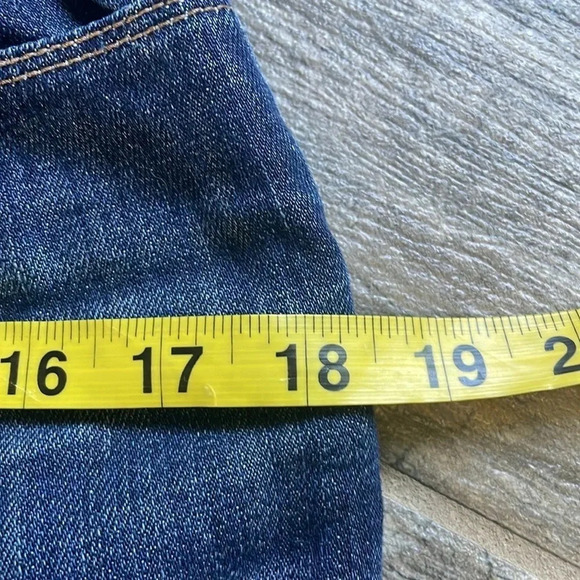 Gap 1969 demi panel sexy boot jeans Maternity size 6R Stretch Maternity - Picture 7 of 14